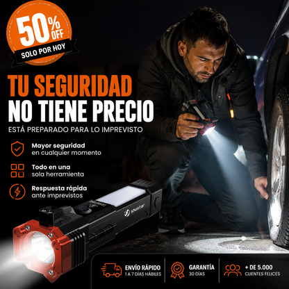 LumiForce™  - Linterna multifuncional 4 en 1