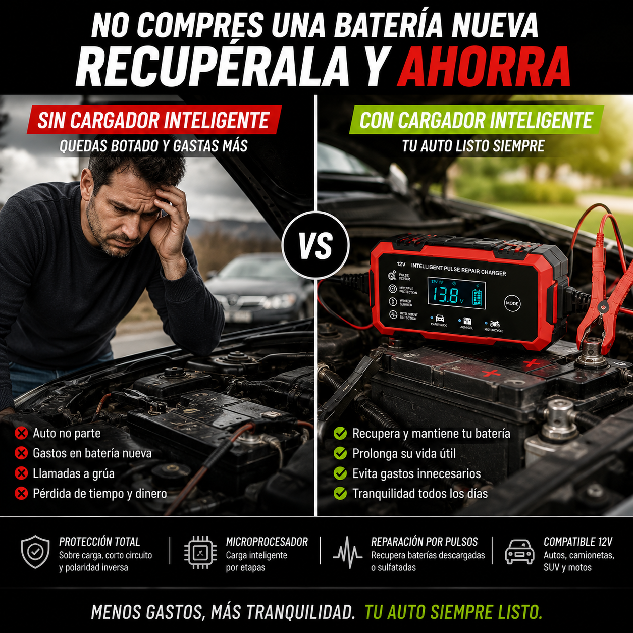 Cargador de batería VoltGuard™