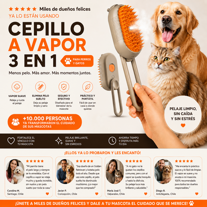 Cepillo VAPOPET™ para mascotas