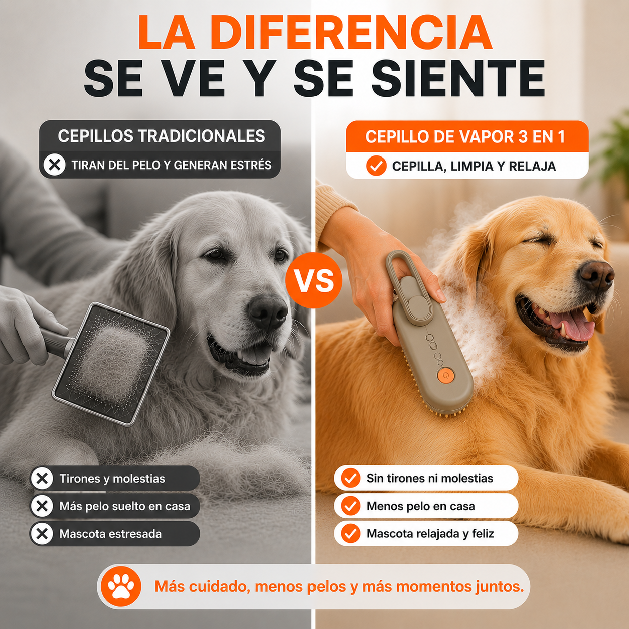 Cepillo VAPOPET™ para mascotas
