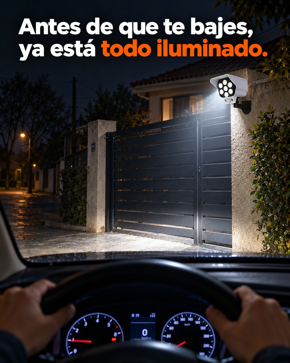 Foco solar tipo Camara VigiLux™ x3